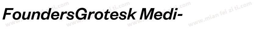 FoundersGrotesk Medi字体转换